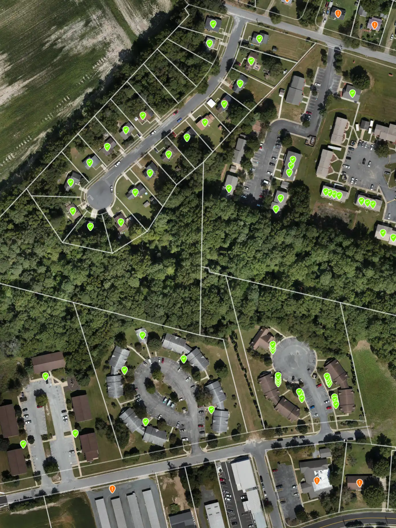 Lead service line compliance mapping Delaware